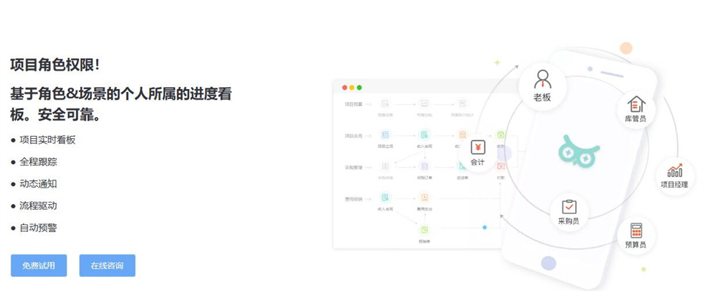 用友好业财项目管理系统