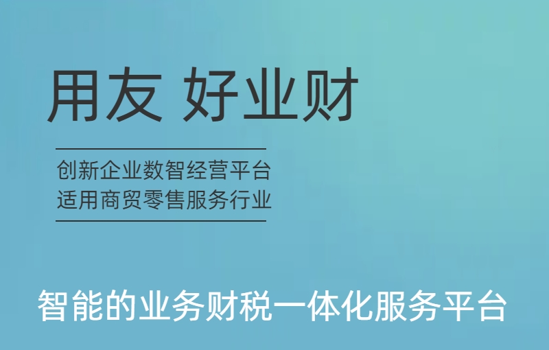 用友好业财新零售管理系统